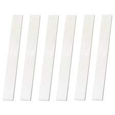 6 Pieces Bone Guitar Bass Banjo Nut for Acoustic Guitar Accessory Unbleached