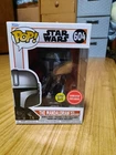 Funko Pop! Vinyl: Star Wars the Mandalorian with Dark Saber Glow in the Dark