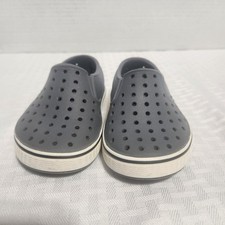 Native Miles Shoes Youth Kids Grey Slip On Water Shoes Lite Size C6 Unisex