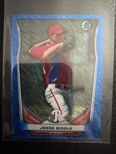 2014 Bowman Scout Top Prospects Mini Chrome Refractors Jesse Biddle Blue /250