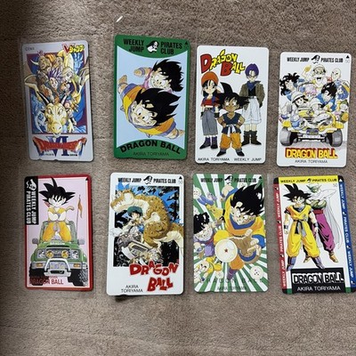 Dragon Ball Japanese Telephone Cards Lot of 8 AKIRA TRIYAMA Teleca
