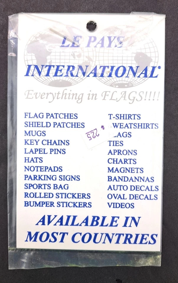 Vintage Union Jack British Flag Decal Sticker Le Pays UK Reflective National New - Image 4 of 4