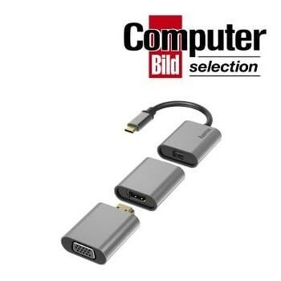 HAMA 6in1 Adapter, ''Connect2Go'', USB-C, Mini-DisplayPort, HDMI , #21476263