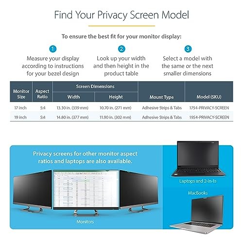 Monitor - Black Standard Privacy FIlter - Picture 5 of 10
