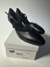 Dance Shoes Of TN Tennessee 175 Camille Black Buckle Heels Women  s 9.5