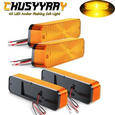 4PC LED Amber Cab Light For Self-Propelled Sprayers 6100 6500 6600 AR60250
