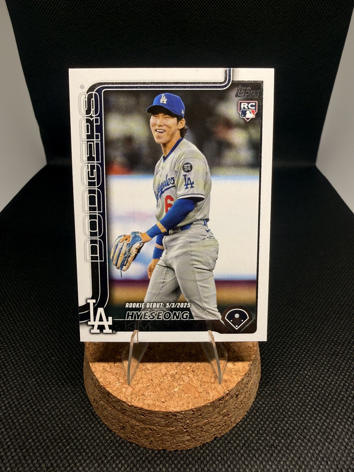 2025 Topps Update Hyeseong Kim Rookie Debut Los Angeles Dodgers #US312 SKU339