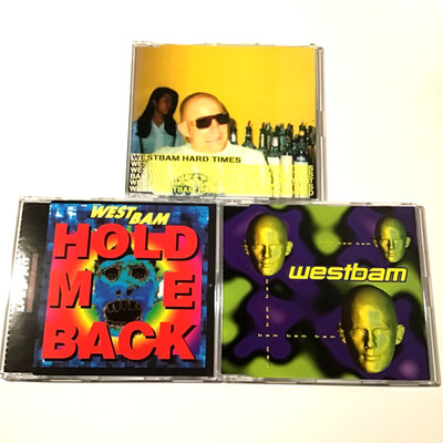 Westbam 3 CD Single: hard Times, Hold Me Back, Bam Bam Bam, Electro Trance House