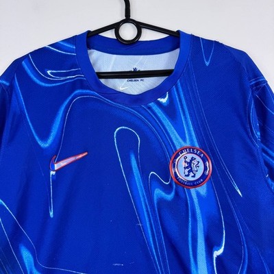Chelsea FC 2024 2025 Home Shirt Nike Dri Fit Football Jersey Blue