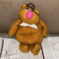 Vintage 7  Fozzie Bear Plush Jim Henson Muppets Fisher Price Doll