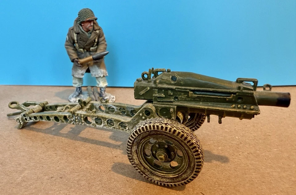 King & Country BBA009 75mm Paquete Aerotransportado Obús EE. UU. Segunda Guerra Mundial Conjunto Bulbo Retirado Foto 2 de 4