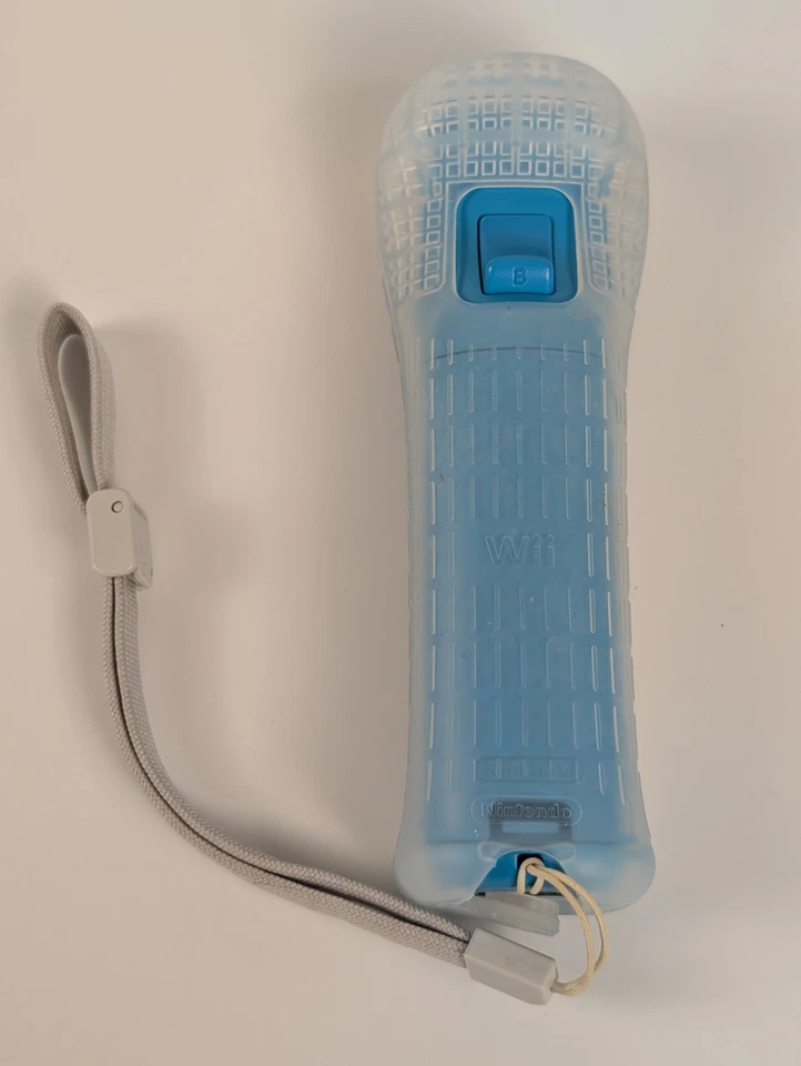 Official Nintendo Wii Remote Motion Plus Teal Blue RVL-036 OEM Controller TESTED - Image 2 of 4