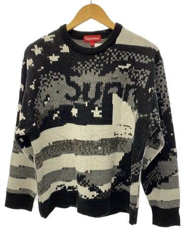 Pull tricot suprême (épais moyen acrylique multicolore motif complet Occasion