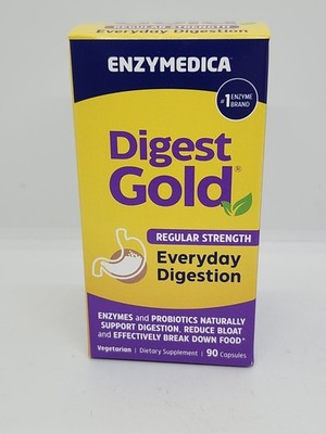 Enzymedica Digest Gold Digestive Capsules, 90 Count Regular Strength 