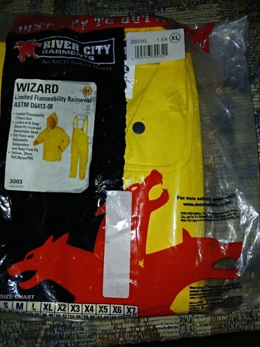 River City Garments Wizard Limited Flammability Rainwear Suit XL 3003XL - product listing photo