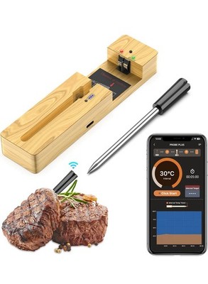 Probe Plus Wireless Meat Thermometer for Grilling Cooking 600  Bluetooth -Gift!