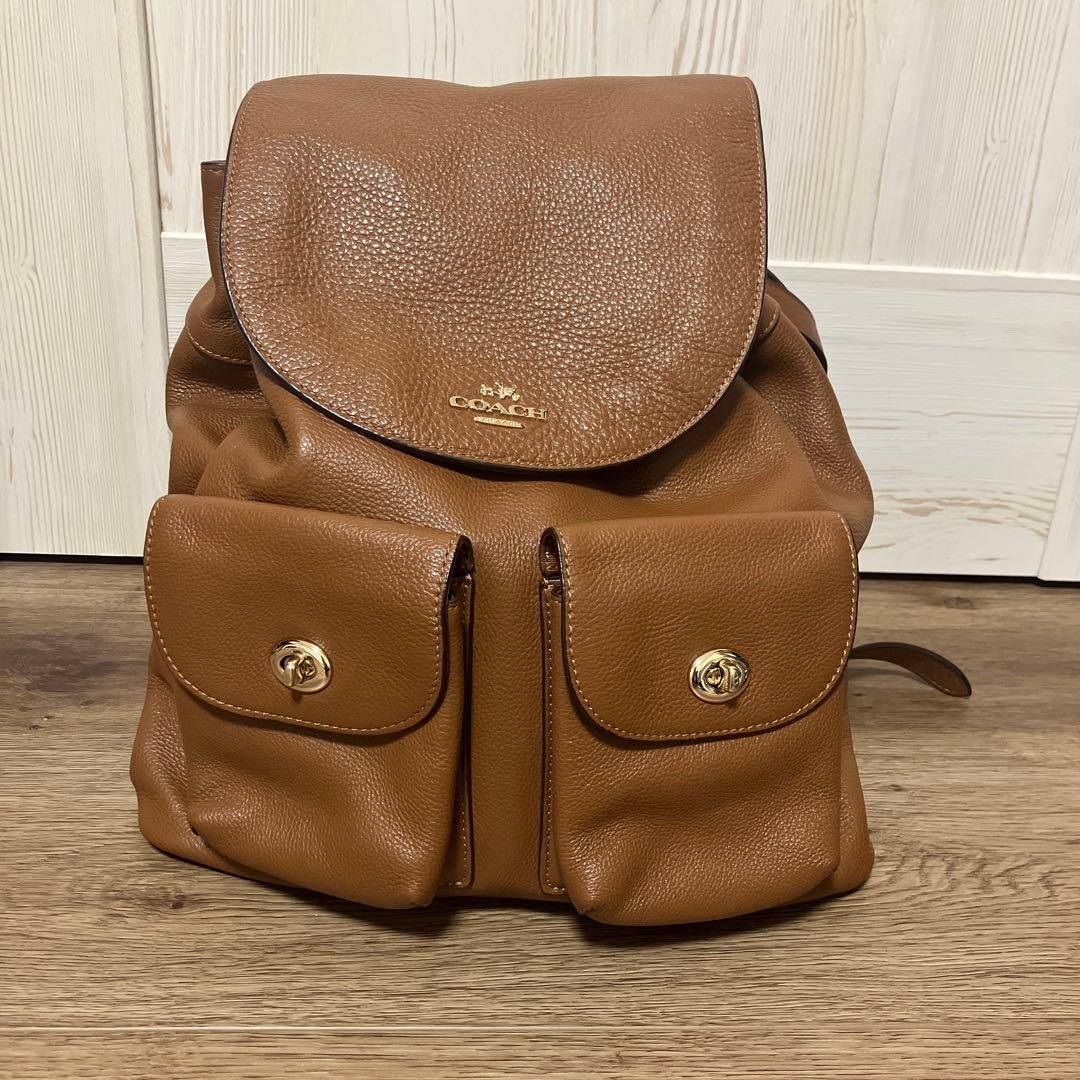 Coach Leather Backpack Excellent Condition 2a - image 2