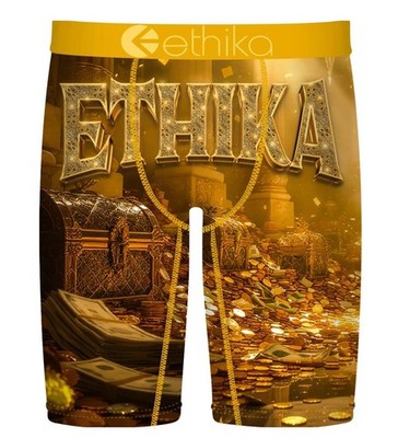 Ethika the Staple CURSED FORTUNE Gold Coins Chests Boxers Men's NIP