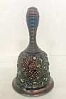 Fenton Bell Daisy and Button Pattern Amethyst Carnival Glass Vintage 6in