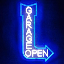 16x10 Garage Open Arrow Vehicle Led Neon Sign With Dimmer Usb Powered Light 16x10 Garage Open Arrow Vehicle Led Neon Sign With Dimmer Usb Powered Light