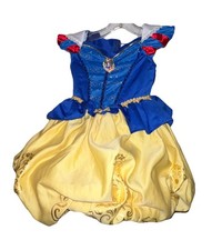 Snow White Girl's Disney Princess Dress Costume/ Sz X Sm 3-4