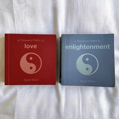 A Thousand Paths To Love by David Baird And To Enlightenment Two Books Good Cond