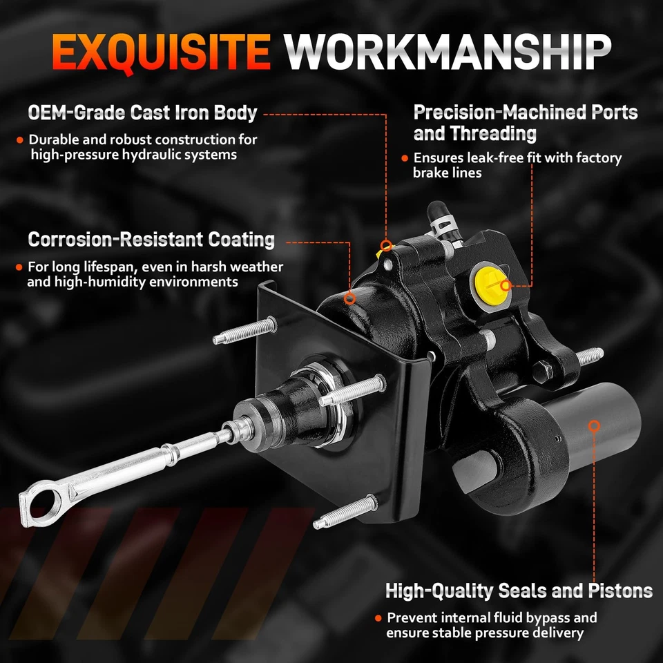 Potenciador de freno hidráulico para Ford F-250 350 450 Super Duty 99-2004 52-7374 Foto 3 de 4