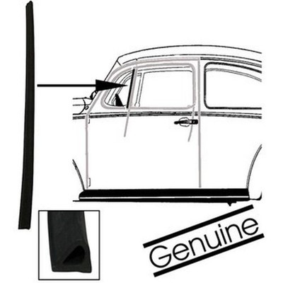 De-luxe (opening) quarter light seal for VW 241837465