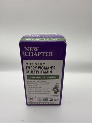New Chapter One Daily Every Woman's Multivitamin Dietary Supplement exp 06/26