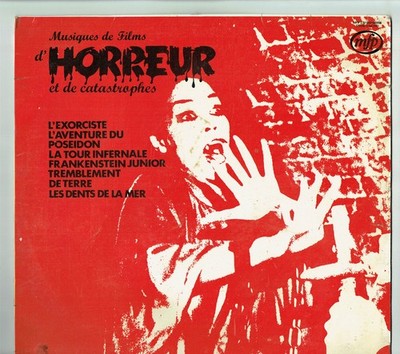 33T HORREUR Disque LP Orchestre Geoff LOVE EXORCISTE KING KONG DRACULA Films MFP