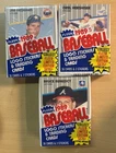 1989 Fleer Baseball Cello Pack Lot Of 3, 36 Cards/Pack, Bill Ripken