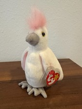 TY Beanie Baby Kuku the Cockatoo TAG ERRORS RARE RETIRED 1997 1998 Mint