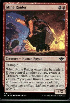 2024 Outlaws of Thunder Junction Mine Raider Expansion/Common #135