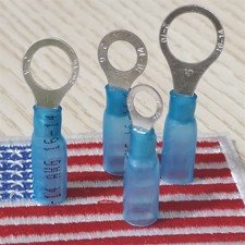 50-300Pcs Heat Shrink Ring Terminals 16-14 Gauge Marine Wire Crimp Connectors