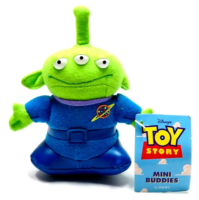1990's Original Disney Pixar Toy Story Alien Mini Buddies 6" Plush (NEW