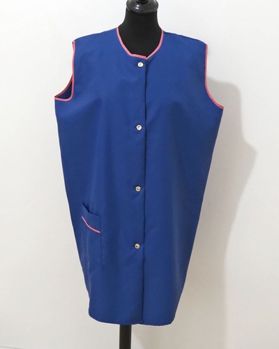Bata de culto de peluquería Steyerberg para mujer talla 46 nailon vintage ZD396