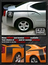 Dodge Charger 2006-2010 Superbee Rear Quarter Side Stripes Decals Choose Color