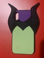 EUC iPhone X XS Case New Disney Park DTech Maleficent Villain Flexible Silicone