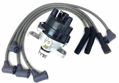 Ignition Distributor + Spark Plug Wire Set For Daewoo Matiz L3 1.3L 2000-2002