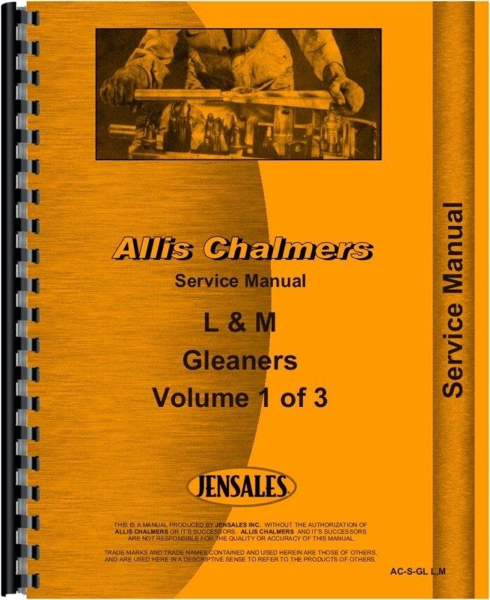 Allis Chalmers Gleaner LM Combine Service Repair Manual