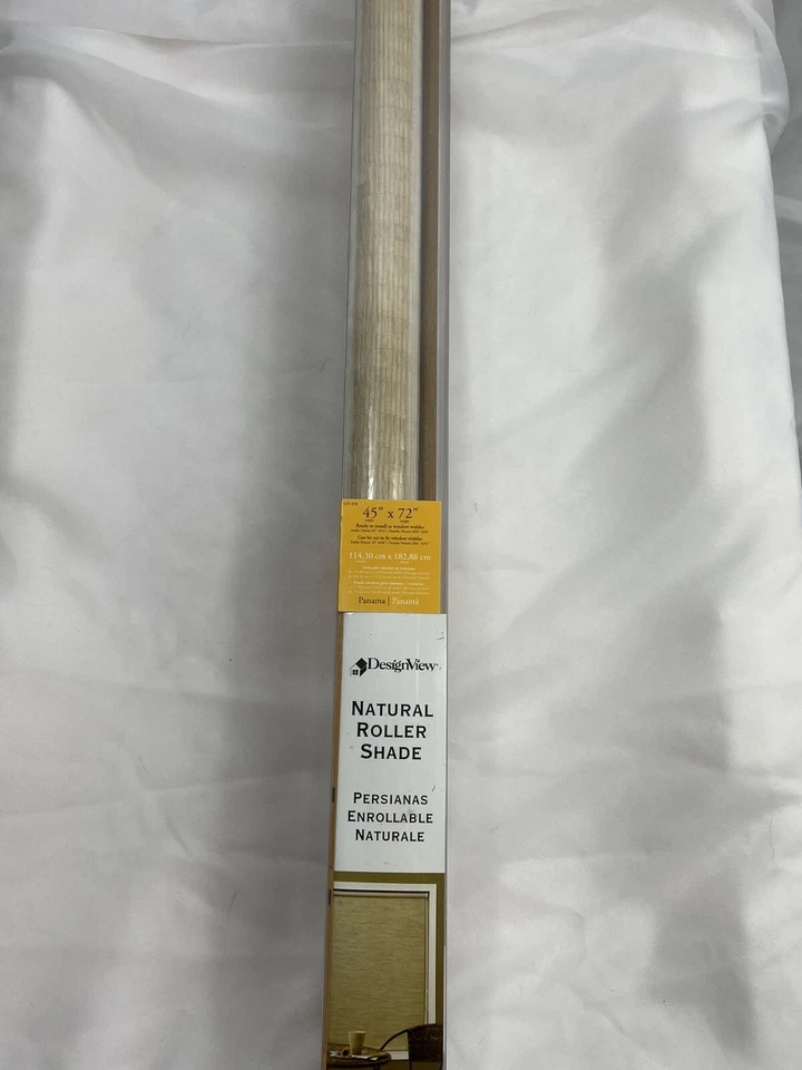 DesignView cortina enrollable natural bambú 45” X 72” corte a medida ventana playa decoración Foto 3 de 3