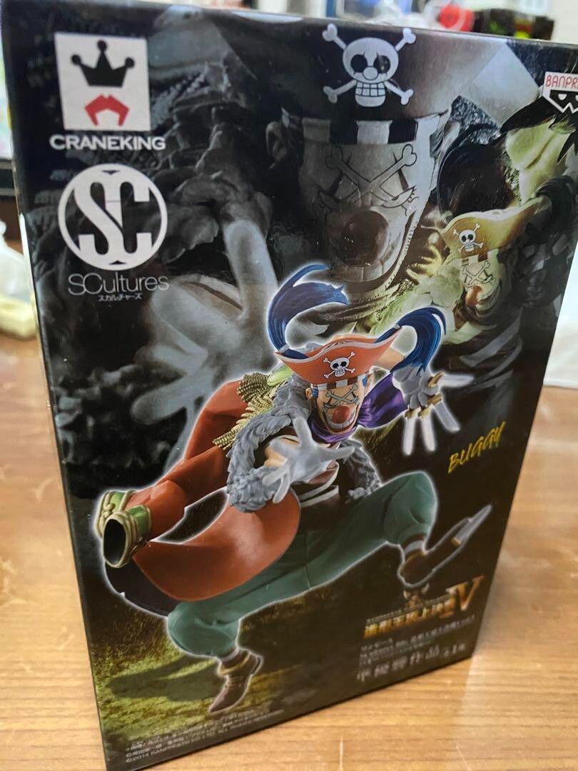 One Piece King Buggy Action Figure 6.7inch 17cm Scultures Big