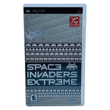 Space Invaders Extreme (Sony PSP, 2008) CIB Complete Tested Game w/ Manual