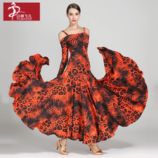 Adult Women Elegant Fashion Modern Dance Dress National Standard Dance Dress