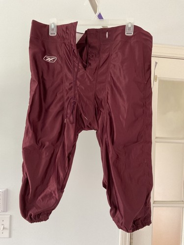 ADULT Reebok STRETCH DAZZLE PANT MAROON Football Pants NWT size XL CLEARANCE