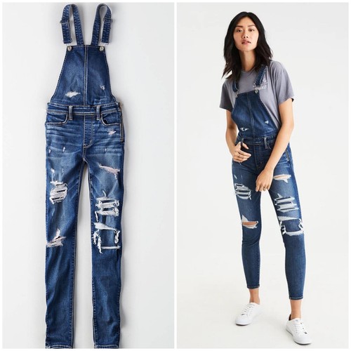 American Eagle Size 2 Jegging Overalls 