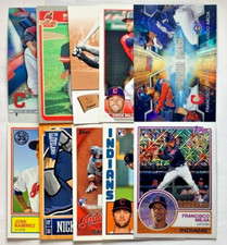 Cleveland Guardians 20 Card Lot Jose Ramirez Francisco Lindor Adam Cimber