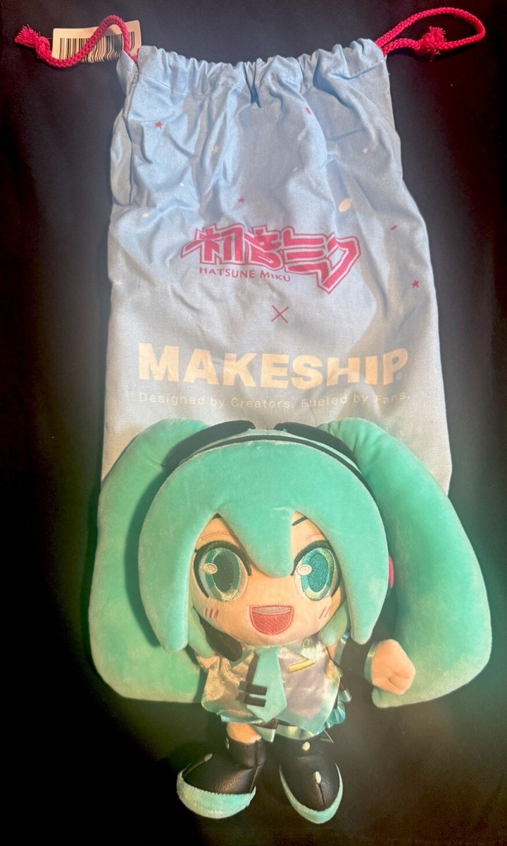 Makeship New Hatsune Miku Plushie Official Limited Vocaloid Plush