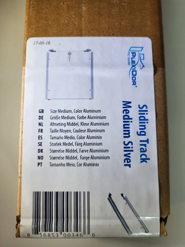 PlexiDor Pet Door Medium With Additional Sliding Track Accessory NEW UNOPENED! - Image 2 of 4
