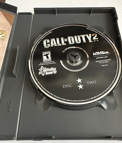 Call of Duty 2 PC Video Game Missing Disk #1 AS IS Activison With Manual - Picture 5 of 6